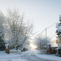 Buy canvas prints of Winter Landscape by Amanda Elwell