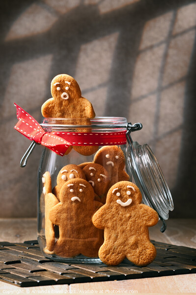 Gingerbread Men Picture Board by Amanda Elwell