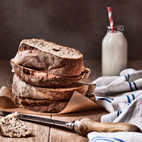 Buy canvas prints of Sliced Bread by Amanda Elwell