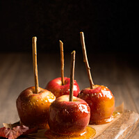 Buy canvas prints of Group Of Candy Apples by Amanda Elwell