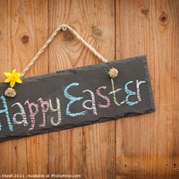 Buy canvas prints of Easter Sign by Amanda Elwell