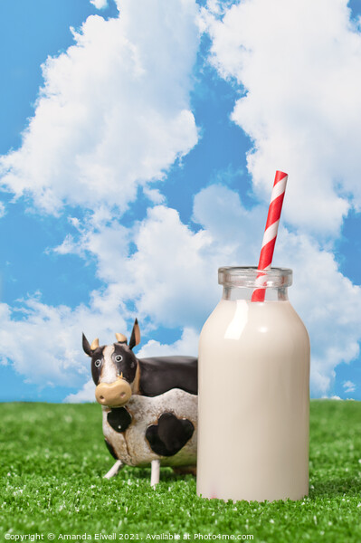 Milk Bottle Picture Board by Amanda Elwell