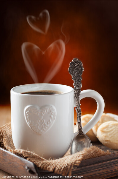 Valentine's Day Coffee Picture Board by Amanda Elwell