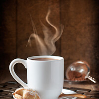 Buy canvas prints of Hot Chocolate Drink by Amanda Elwell