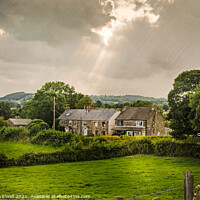 Buy canvas prints of Derbyshire Cottages by Amanda Elwell