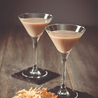 Buy canvas prints of Irish Cream Liqueurs by Amanda Elwell