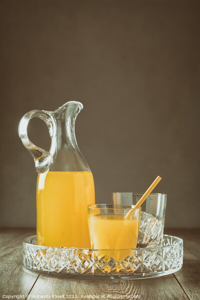 Orange Juice Picture Board by Amanda Elwell