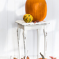 Buy canvas prints of Autumn Table by Amanda Elwell