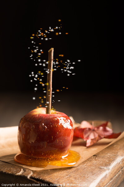 Toffee Apple Picture Board by Amanda Elwell