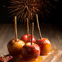 Buy canvas prints of Toffee Apples Group by Amanda Elwell