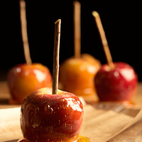 Buy canvas prints of Group Of Toffee Apples by Amanda Elwell