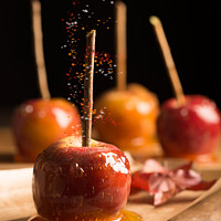 Buy canvas prints of Group Of Toffee Apples by Amanda Elwell