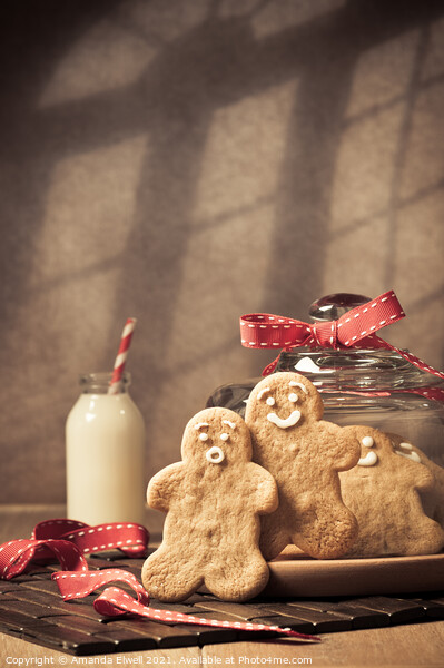 Gingerbread Men Picture Board by Amanda Elwell