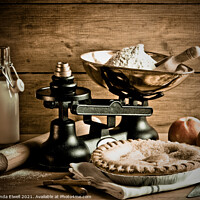 Buy canvas prints of Old Fashioned Apple Pie Dessert by Amanda Elwell