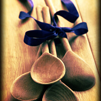 Buy canvas prints of Wooden Spoons by Amanda Elwell