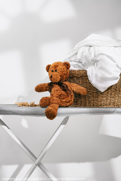 Laundry Basket Picture Board by Amanda Elwell