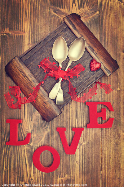 Love Table Setting Picture Board by Amanda Elwell