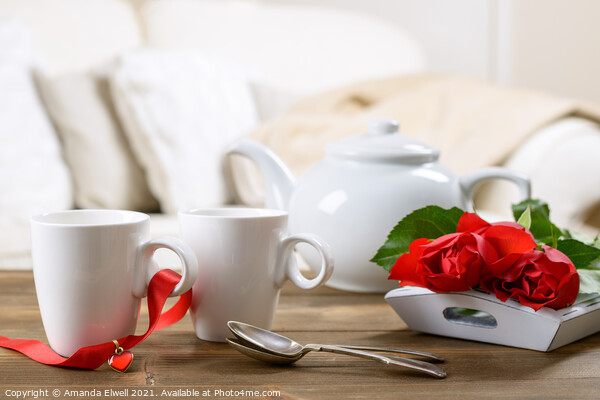 Valentines Day Tea Picture Board by Amanda Elwell