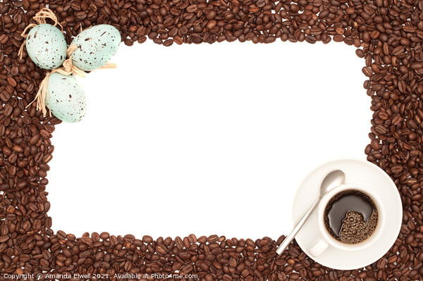 Easter Coffee Border Picture Board by Amanda Elwell