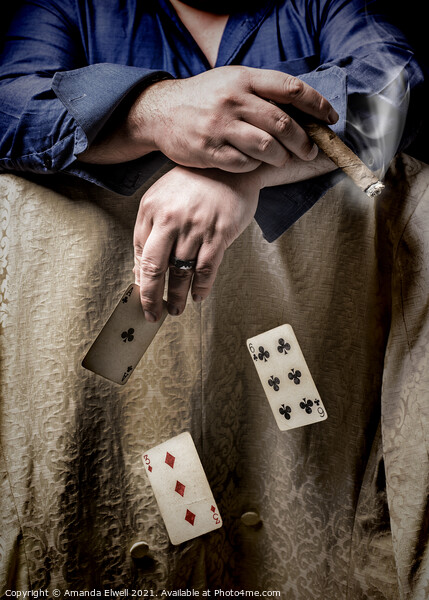 Gambling Man Picture Board by Amanda Elwell