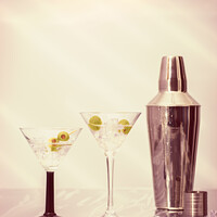 Buy canvas prints of Chilled Martinis by Amanda Elwell