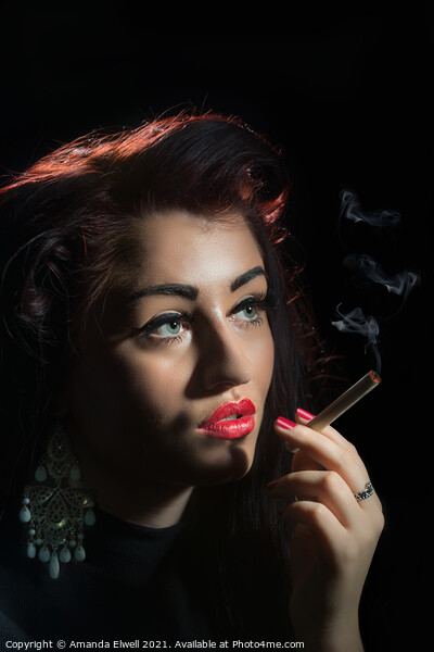 Smoking Picture Board by Amanda Elwell