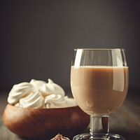 Buy canvas prints of Drink With Meringues by Amanda Elwell