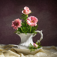 Buy canvas prints of Floral Arrangement by Amanda Elwell