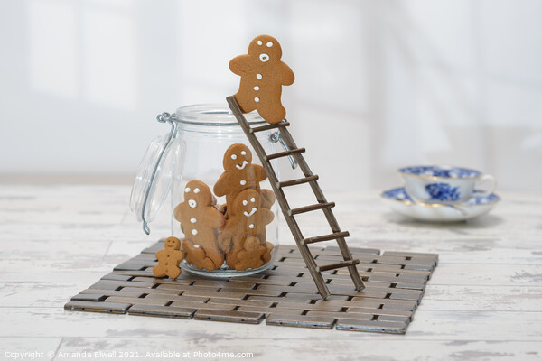 Gingerbread Ladder Picture Board by Amanda Elwell