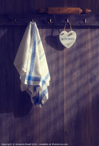 Kitchen Towels Picture Board by Amanda Elwell