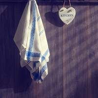 Buy canvas prints of Kitchen Towels by Amanda Elwell