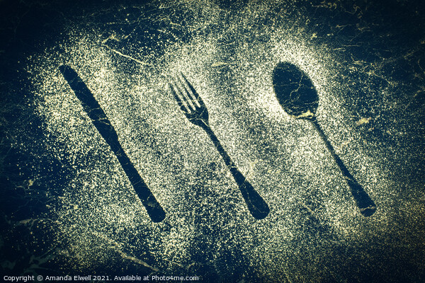 Cutlery Picture Board by Amanda Elwell