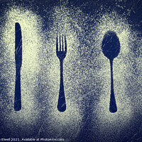 Buy canvas prints of Cutlery Series by Amanda Elwell