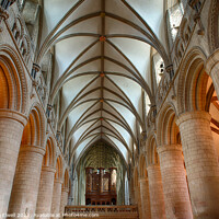 Buy canvas prints of Archways At Gloucester Cathedral by Amanda Elwell