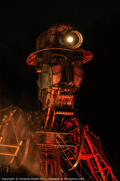 The Man Engine Puppet Picture Board by Amanda Elwell