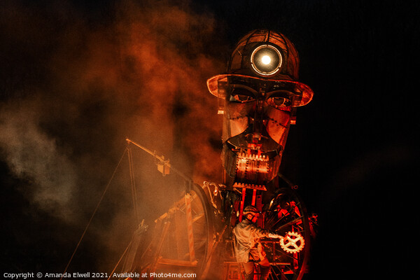 The Man Engine Puppet Picture Board by Amanda Elwell