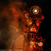 Buy canvas prints of The Man Engine Puppet by Amanda Elwell