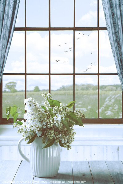 Country Window Picture Board by Amanda Elwell