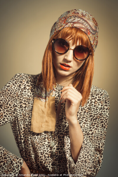 Sixties Retro Fashion Look Picture Board by Amanda Elwell