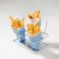 Buy canvas prints of Portions Of Fries by Amanda Elwell