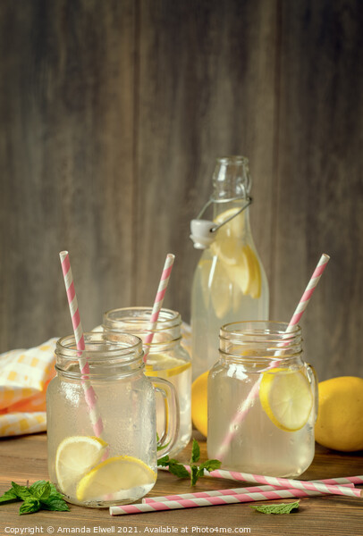 Vintage Lemon Drinks Picture Board by Amanda Elwell
