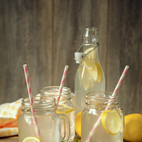 Buy canvas prints of Vintage Lemon Drinks by Amanda Elwell