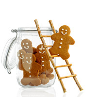 Buy canvas prints of Gingerbread Men by Amanda Elwell