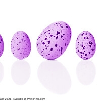 Buy canvas prints of Bright Easter Eggs by Amanda Elwell