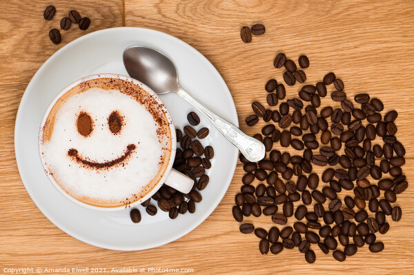 Smiley Face Coffee Picture Board by Amanda Elwell