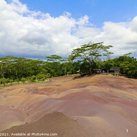 Buy canvas prints of Seven coloured earth  Mauritius by Gerard Peka