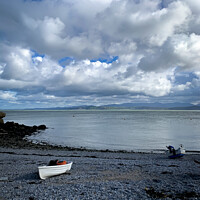 Buy canvas prints of Moelfre beachfront  by Melissa Theobald