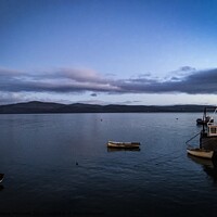 Buy canvas prints of Looking out from Aberdyfi/ Aberdovey waterfront  by Melissa Theobald