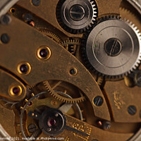 Buy canvas prints of Pocket watch Inner Workings by Mark ODonnell