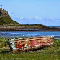 Buy canvas prints of Holy Island boat by Mark ODonnell